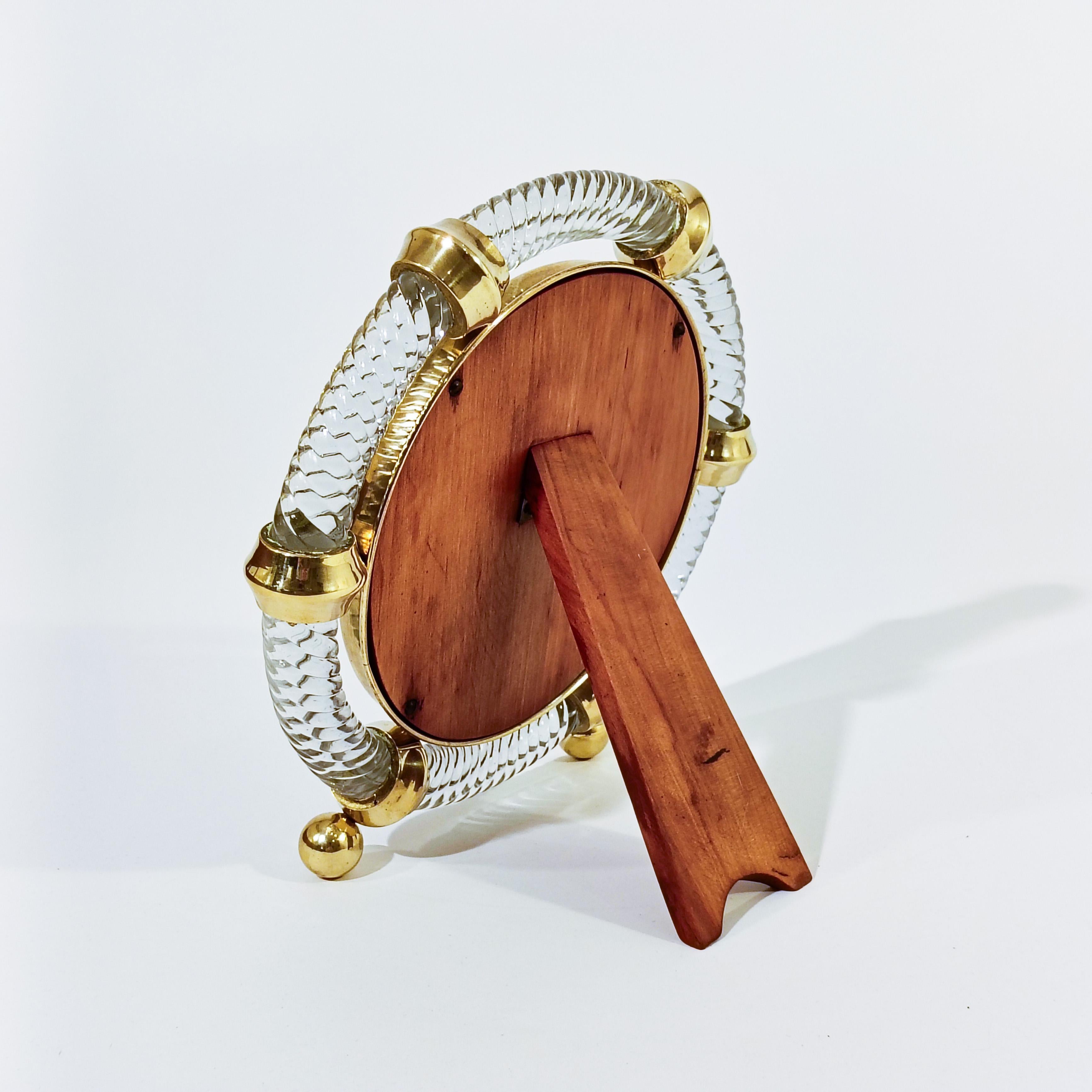 Carlo Scarpa. Espejo de tocador Art Déco de cristal de Murano para Venini, Italia, años 30 Biselado en venta
