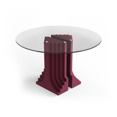 Carlo Scarpa Auriga glass dining table for Anonima Castelli, Italy