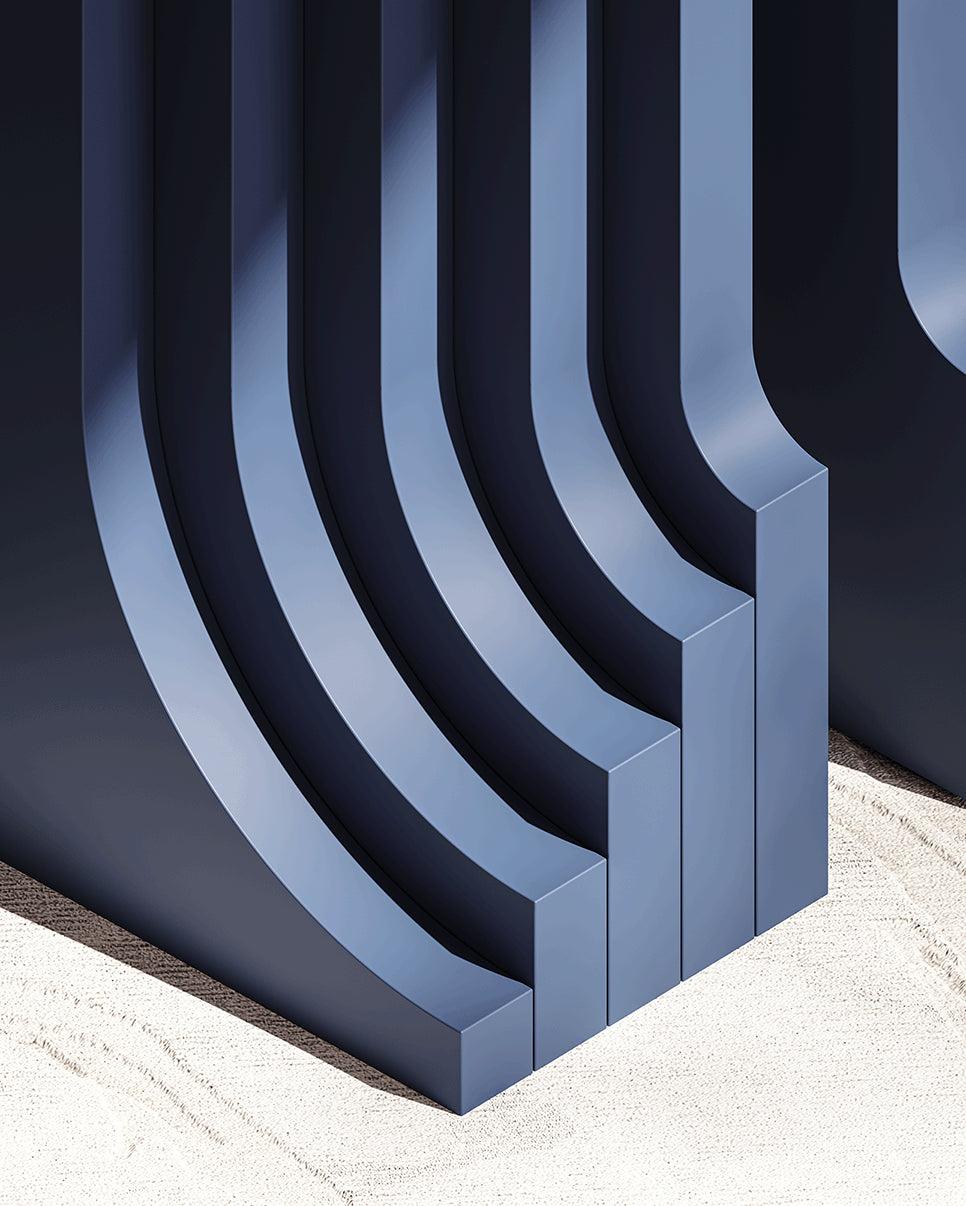 Glass Carlo Scarpa Auriga glass dining table for Anonima Castelli, Italy For Sale