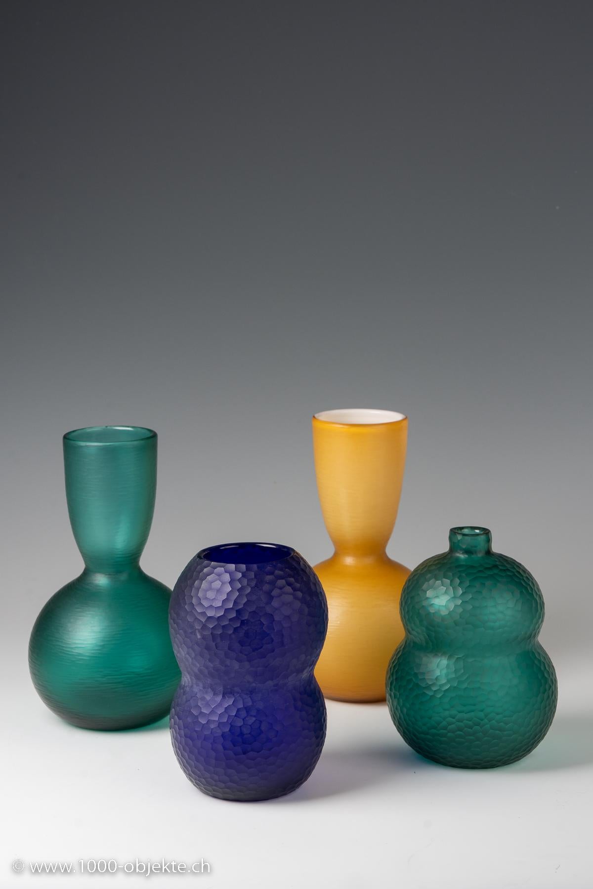 Vetro di Murano Carlo Scarpa, vaso 'Battuto', 1940, firmato in vendita