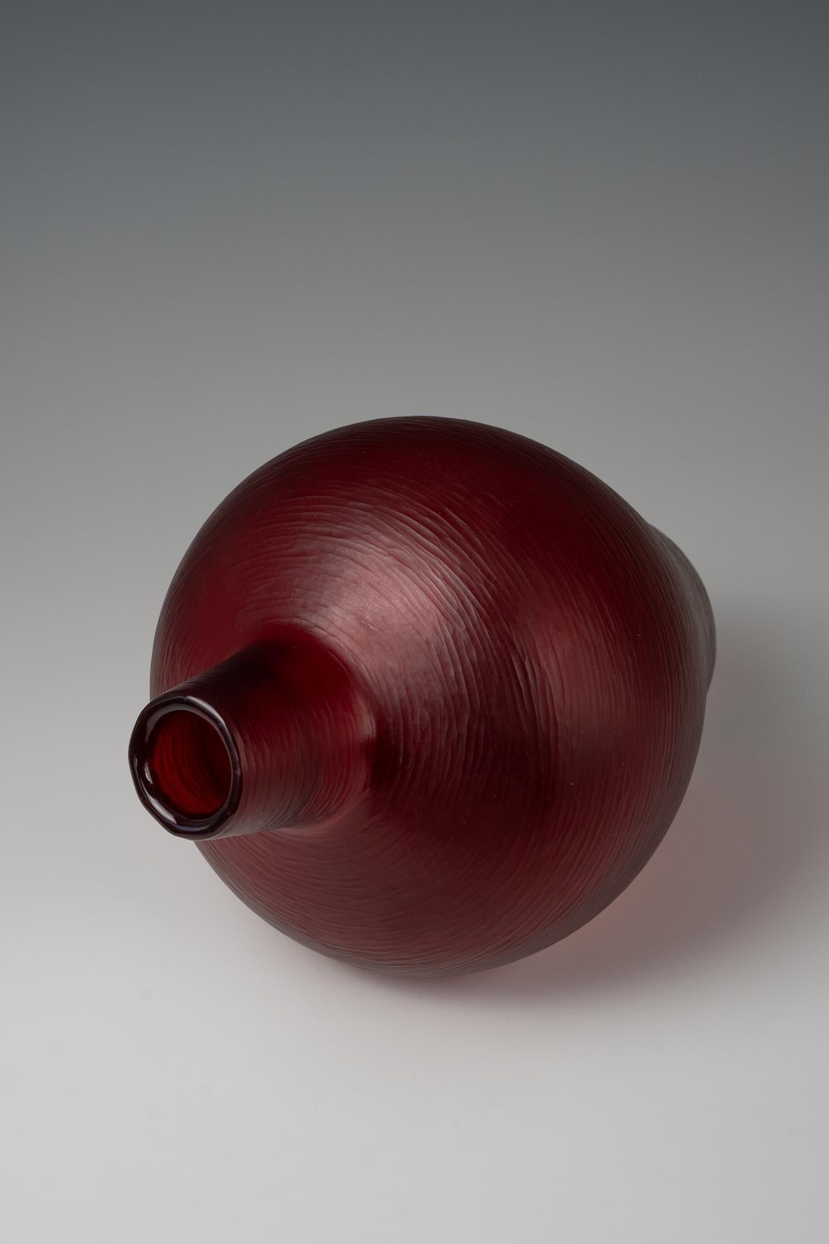 Carlo Scarpa, vaso 'Battuto', modello no. 3932 B, 1942 ca. In condizioni buone in vendita a Zurich, CH