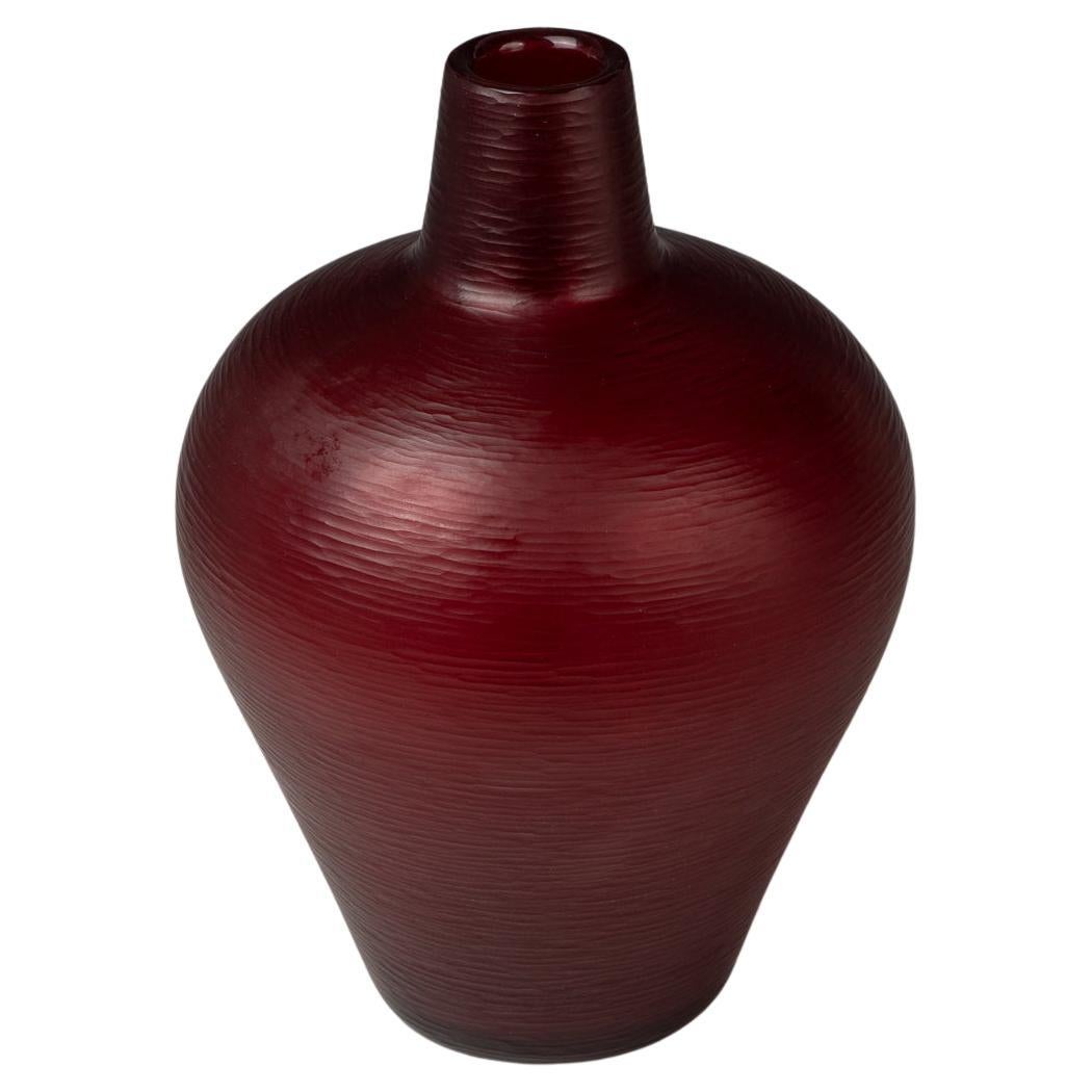 Carlo Scarpa, vaso 'Battuto', modello no. 3932 B, 1942 ca.