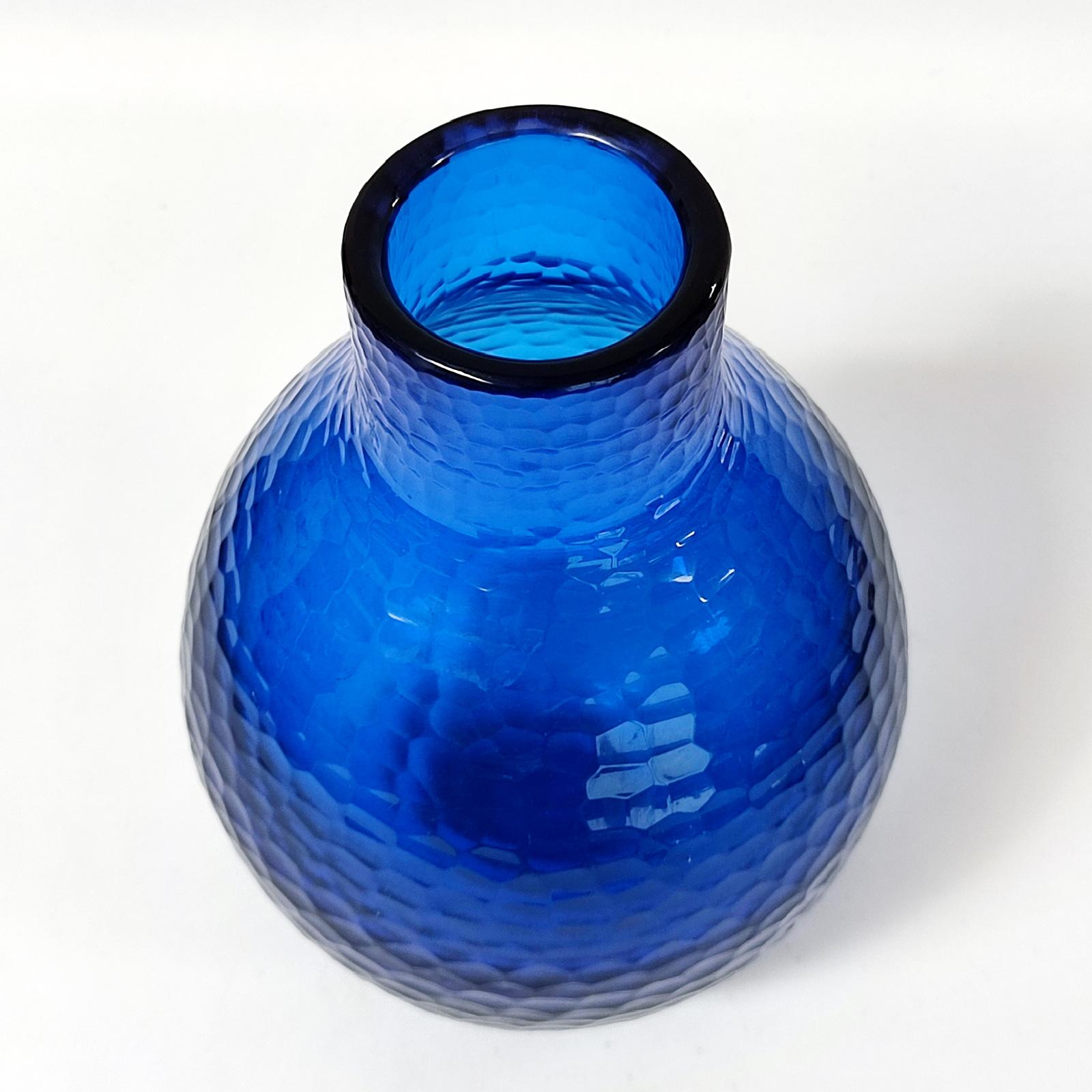 Vaso Carlo Scarpa 'Battuto', Venini Murano, Italia, anni '40 In condizioni ottime in vendita a Bochum, NRW