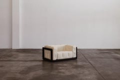 Fauteuil "Cornaro" de Carlo Scarpa pour Gavina, lin ivoire, 1973
