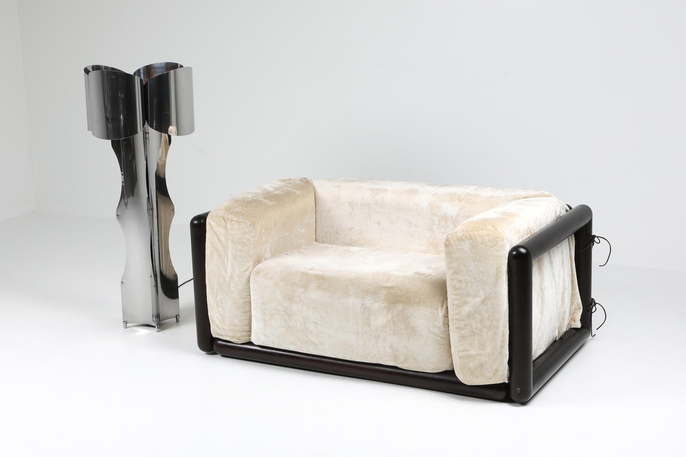 Post-Modern Carlo Scarpa 'Cornaro' Lounge Chair for Simon, 1973