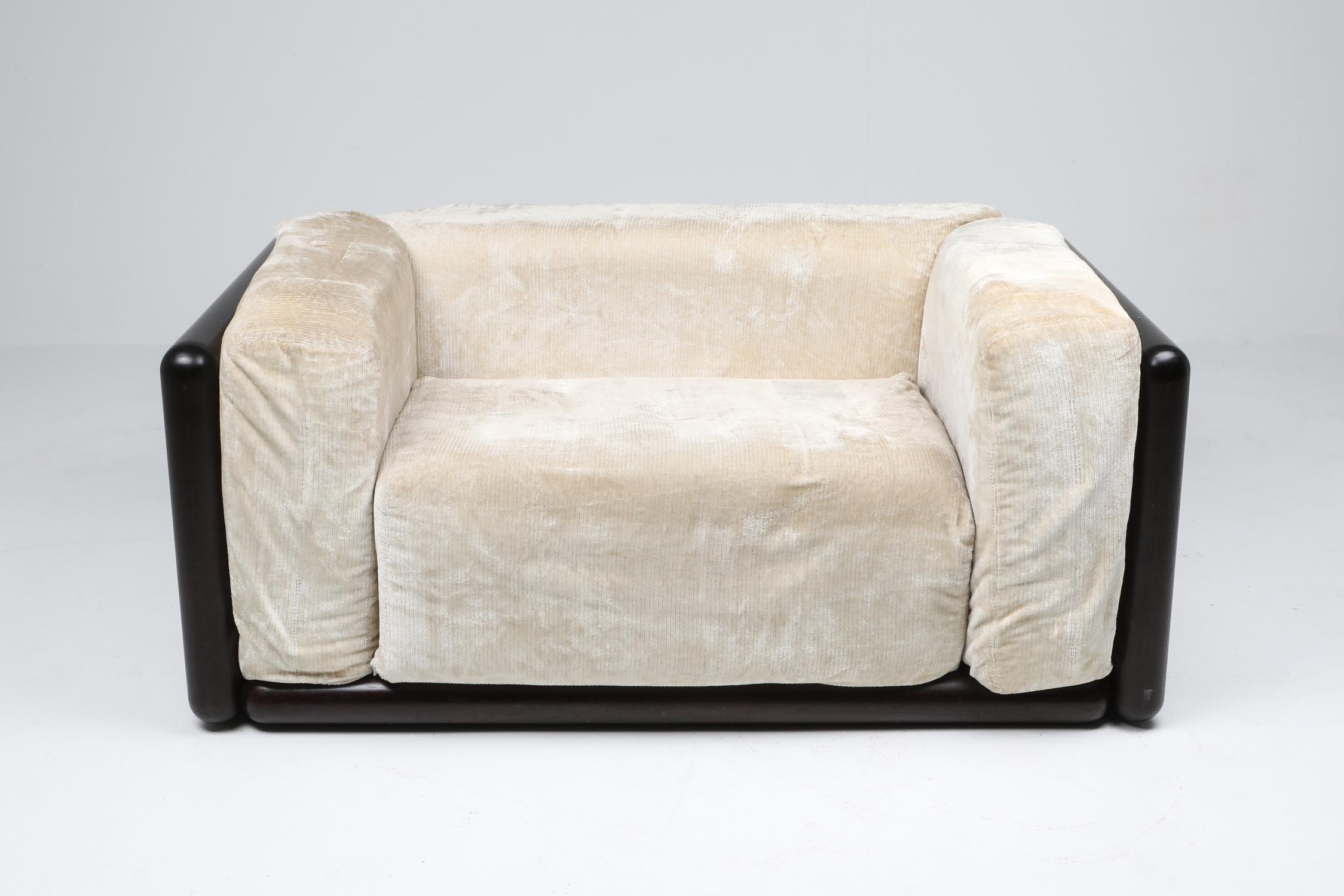 20th Century Carlo Scarpa 'Cornaro' Lounge Chair for Simon, 1973