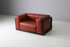 Canapé-lit 'Cornaro' de Carlo Scarpa en cuir d'origine