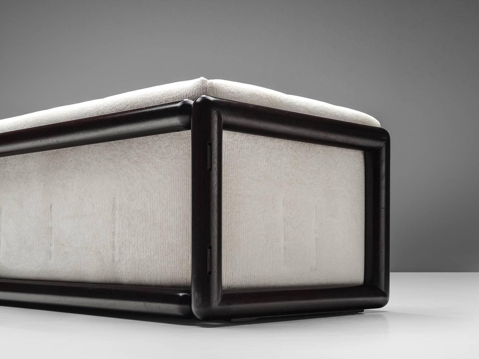 Velours Canapé « Cornaro » de Carlo Scarpa pour Simon, 1973