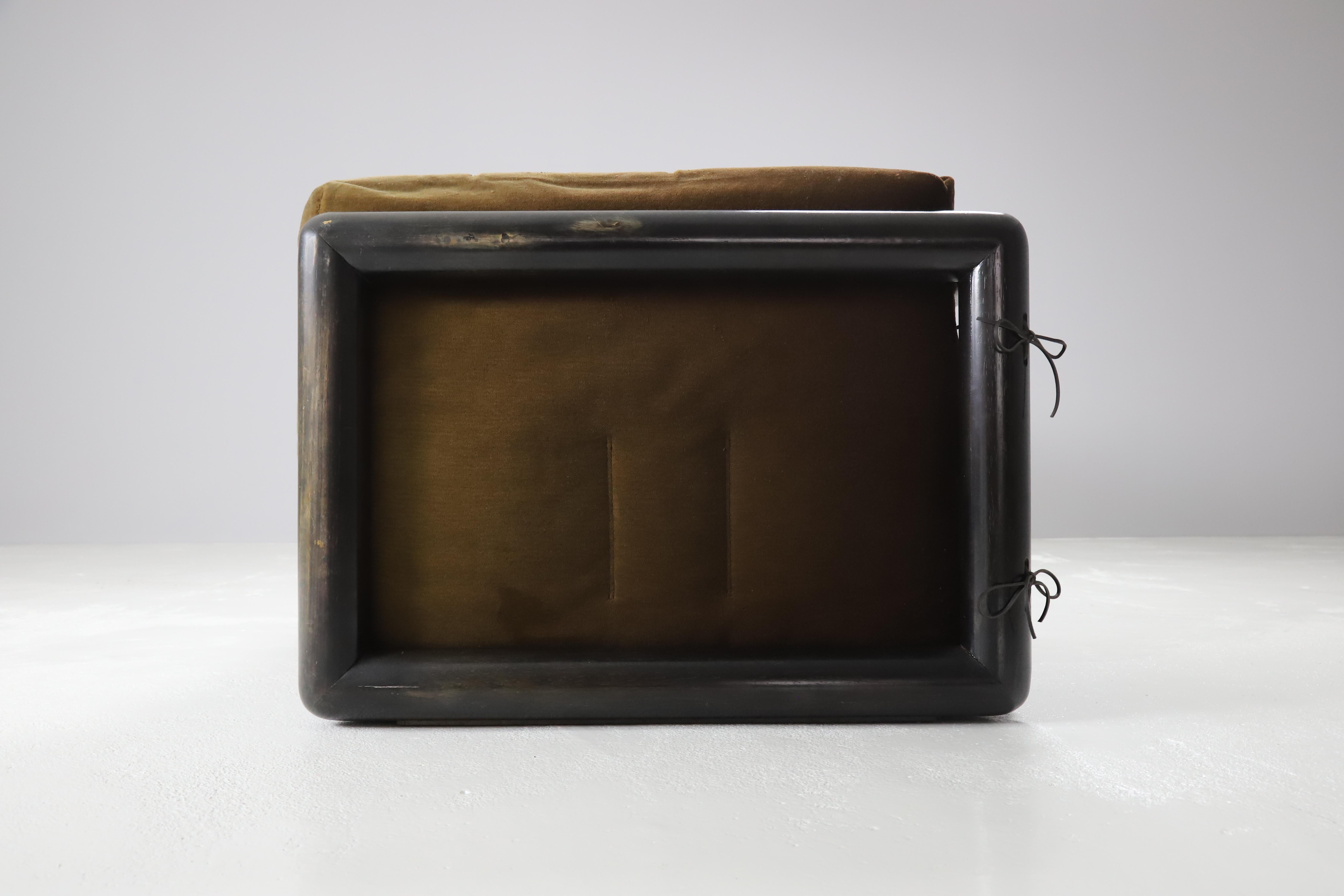Carlo Scarpa 'Cornaro' Sofa aus originalem Mohair-Samt für Simon, 1973 im Zustand „Gut“ im Angebot in Sittard, LI