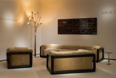 Carlo Scarpa Ensemble de canapés Cornaro Simon Gavina Italie 1973