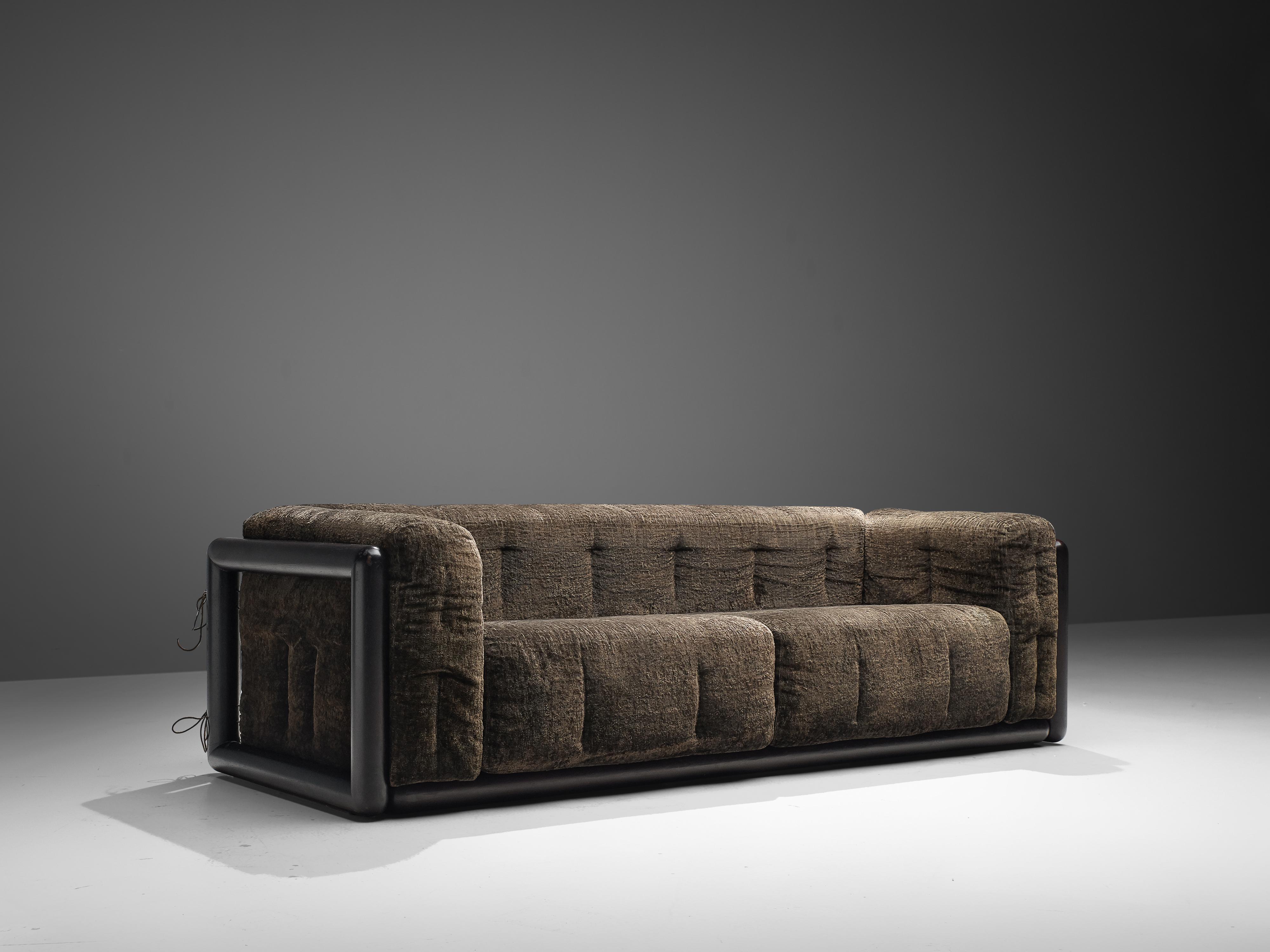 Italian Carlo Scarpa 'Cornaro' Three-Seat Sofa for Simon