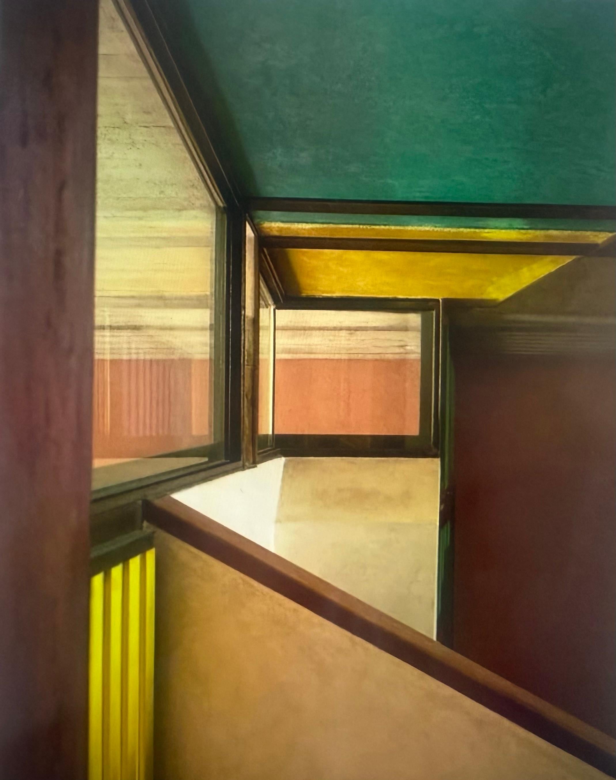 Divano a tre posti in velluto di Carlo Scarpa 