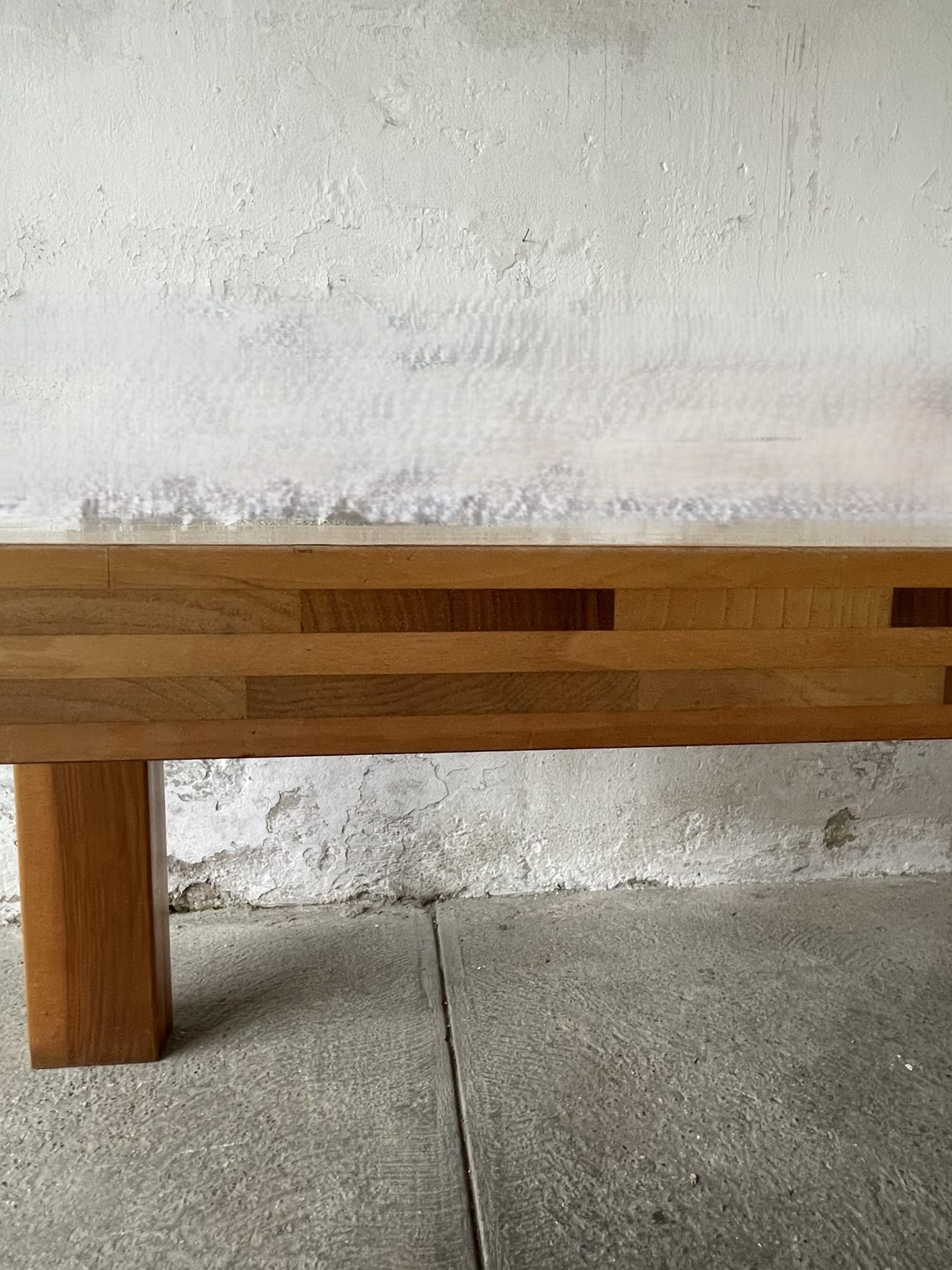 Carlo Scarpa Esstisch für Bernini, Italien, 70er-Jahre (Italienisch) im Angebot