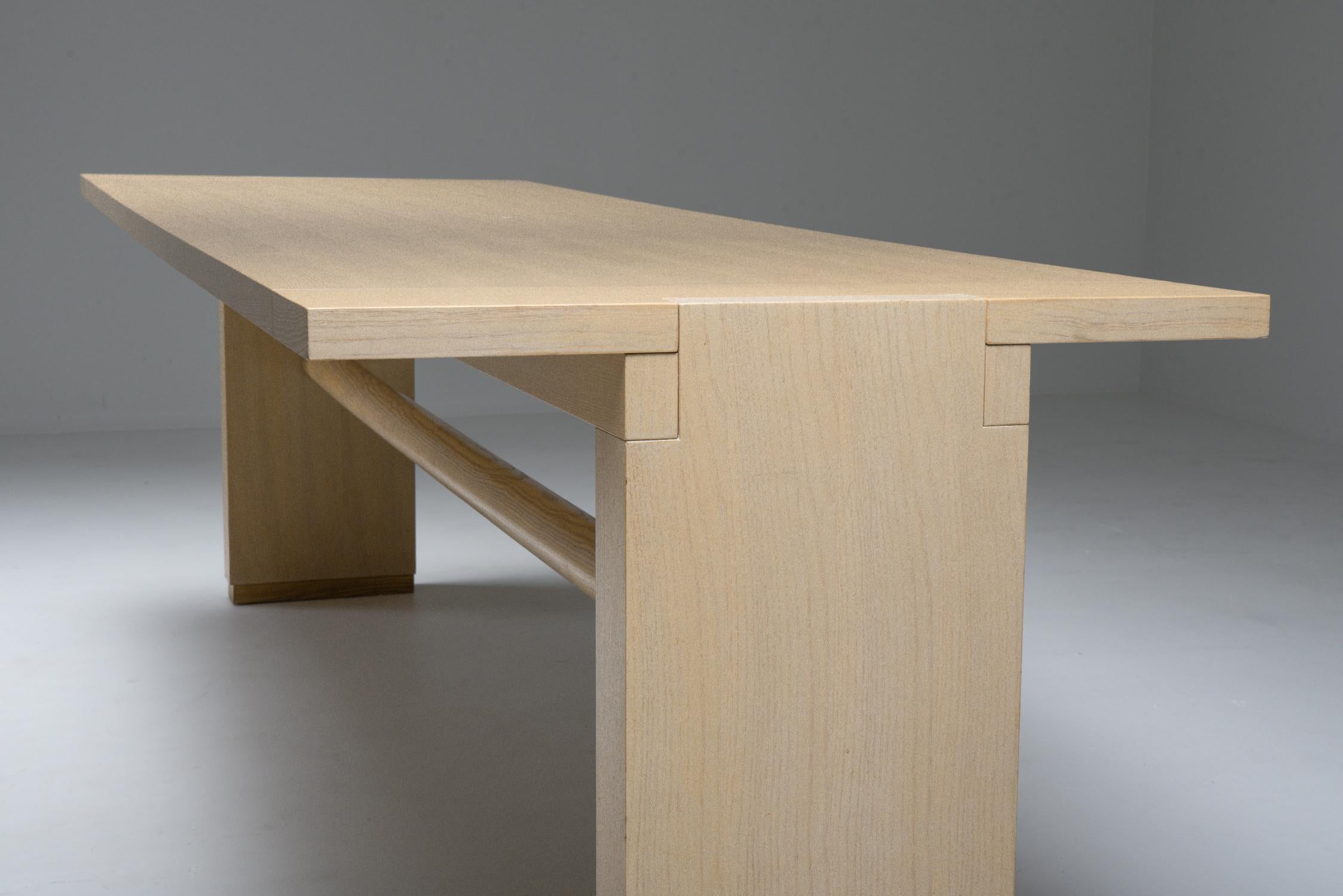 Late 20th Century Carlo Scarpa Dining Table for Simon Gavina, 1972