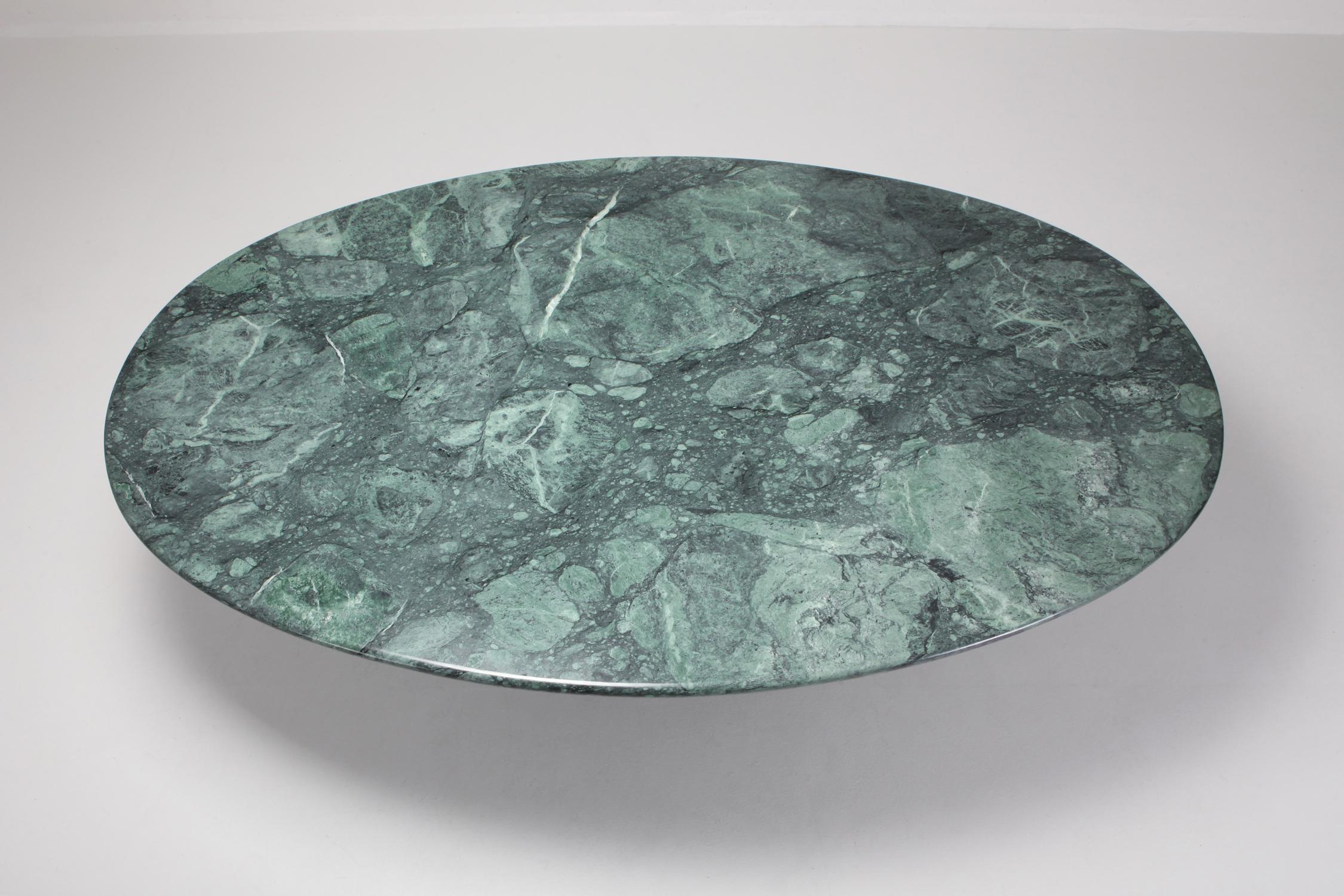 Carlo Scarpa Dining Table 'Samo' in a Rare Green Marble 1