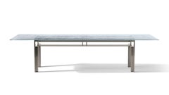 Carlo Scarpa Doge Laguna Table: Steel & Glass, Mid-Century Modern
