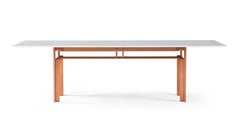 Carlo Scarpa Doge Table for Cassina, Aluminum Base, Mid-Century Italy