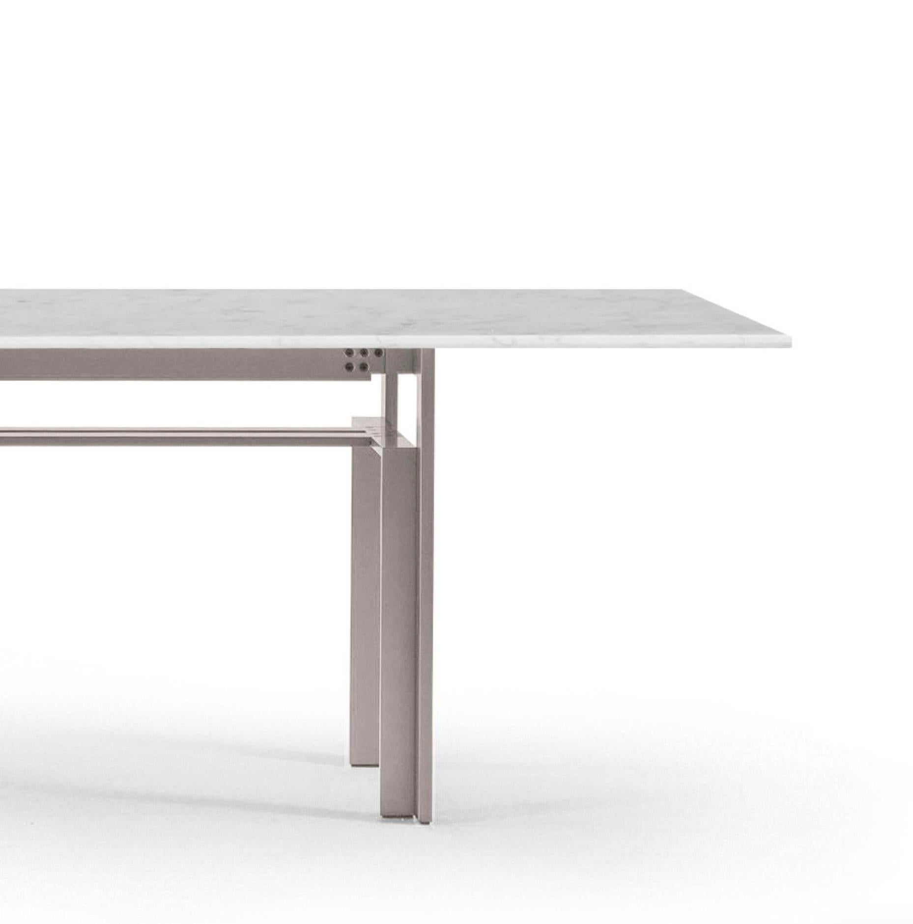 Carlo Scarpa Mesa Doge Para Cassina Aluminio en venta