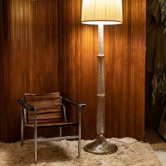 Carlo Scarpa Floor lamp for Venini, Murano, 1930s. Design n.502