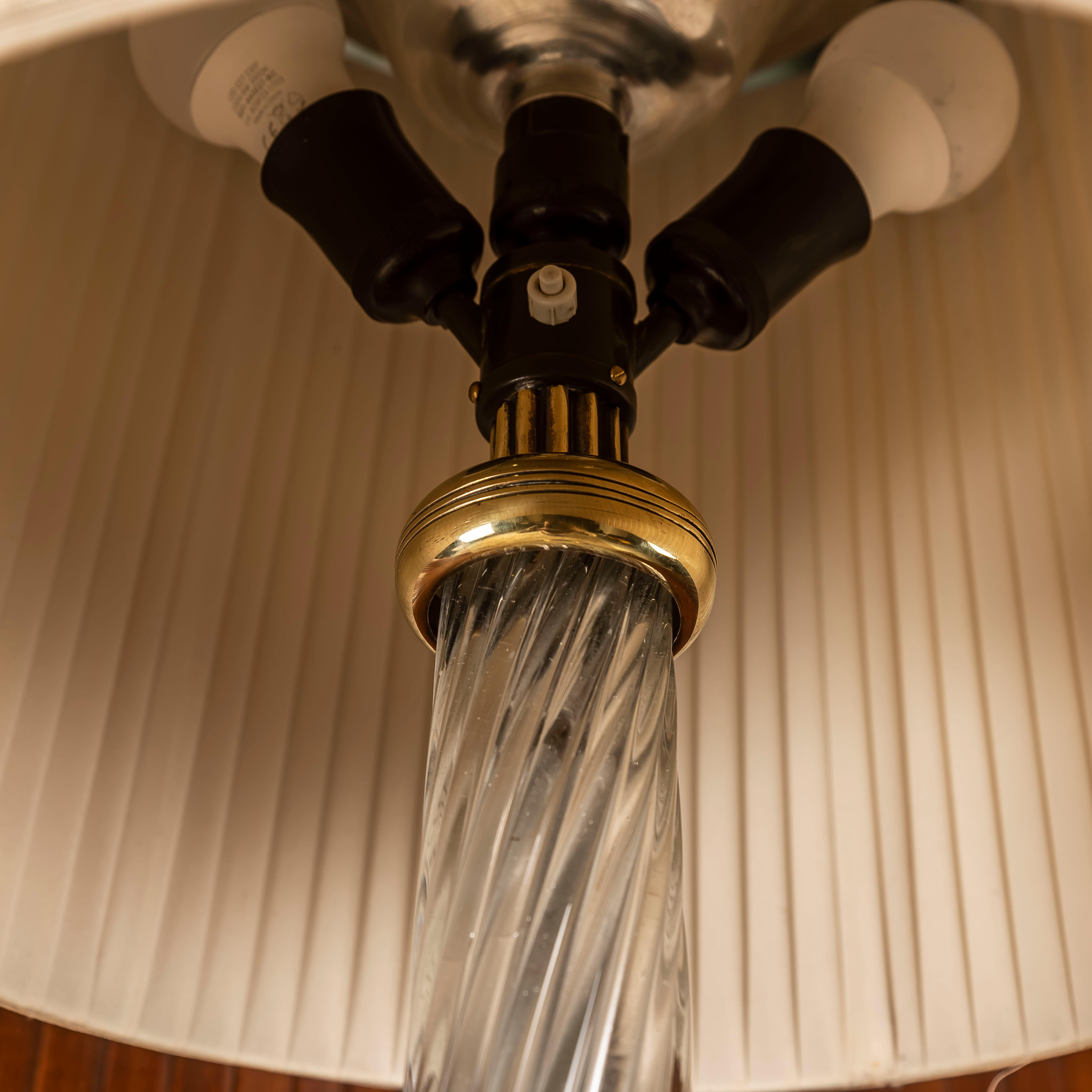 Carlo Scarpa Stehlampe für Venini, Murano, 1930er Jahre. Design/One 502 im Angebot 2