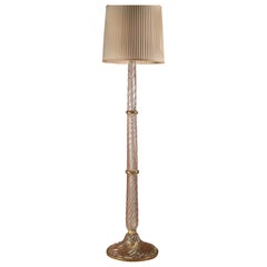 Carlo Scarpa Floor lamp for Venini, Murano, 1930s. Design n.502