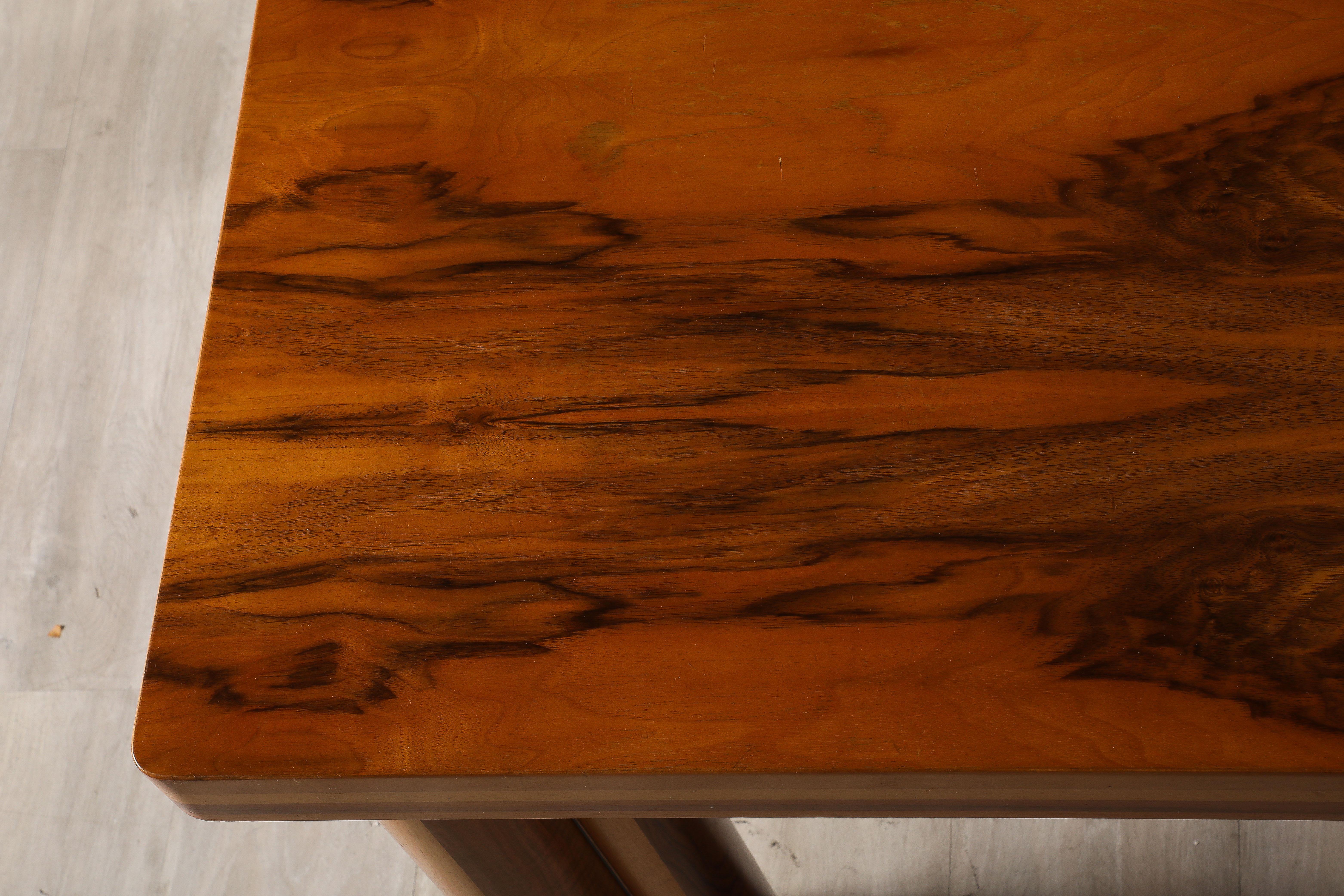 Carlo Scarpa for Bernini 'Scuderia' Walnut Dining Table, circa 1977 For Sale 8