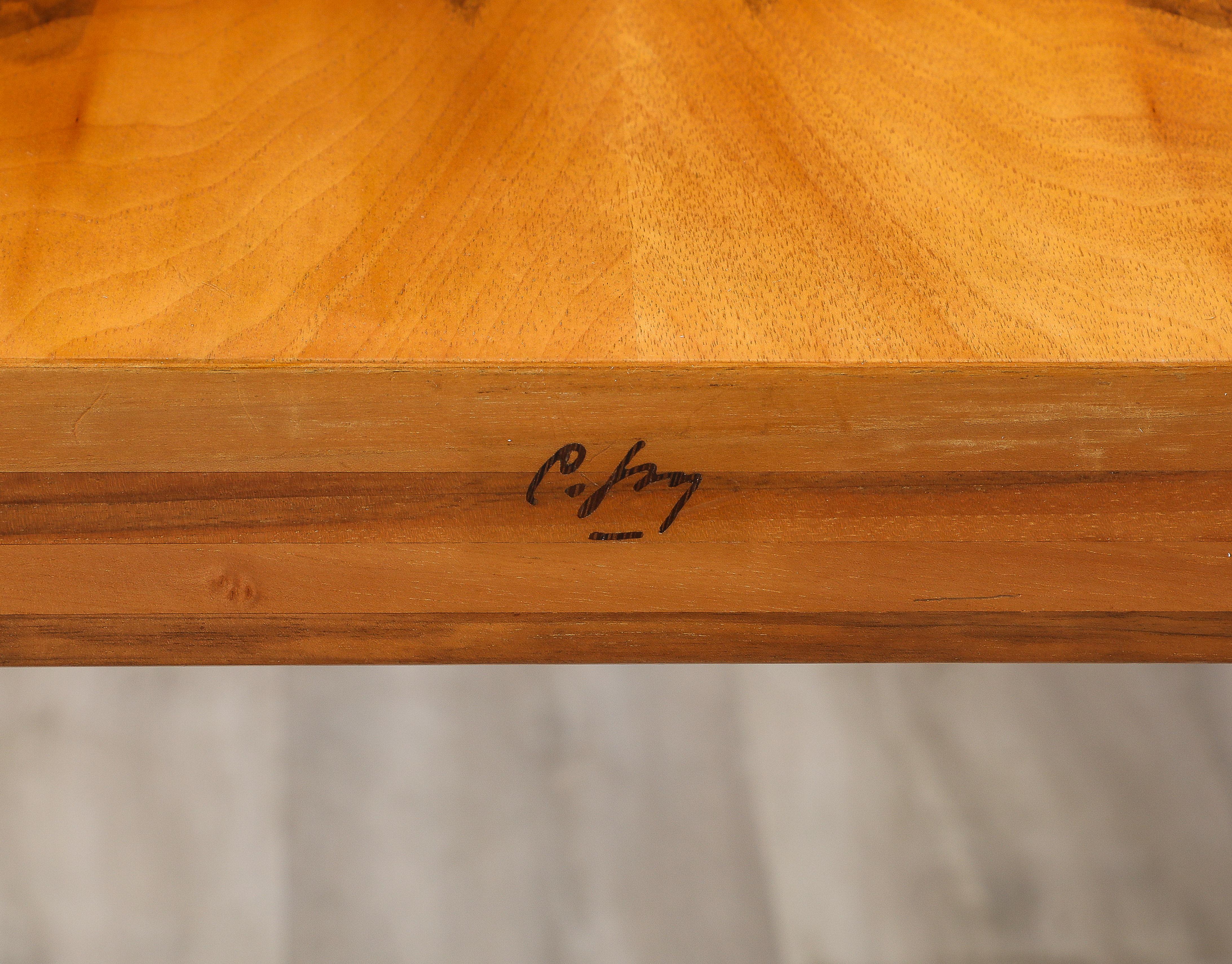 Carlo Scarpa for Bernini 'Scuderia' Walnut Dining Table, circa 1977 For Sale 3