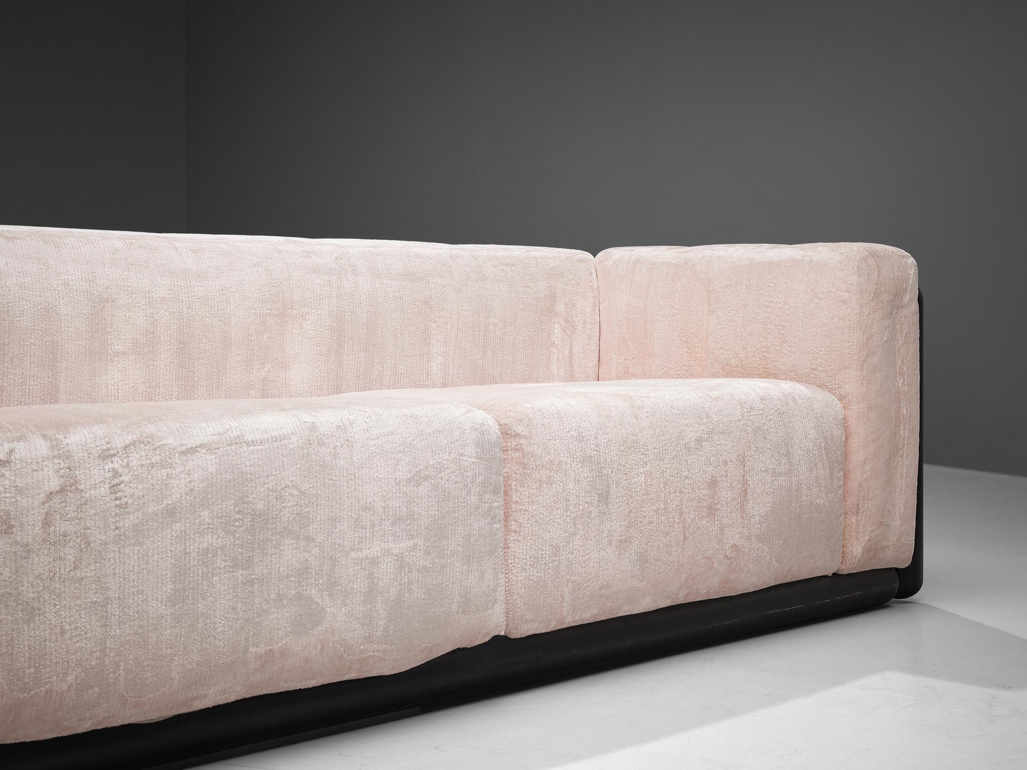 Post-Modern Carlo Scarpa for Simon 'Cornaro' Sofa in Velvet