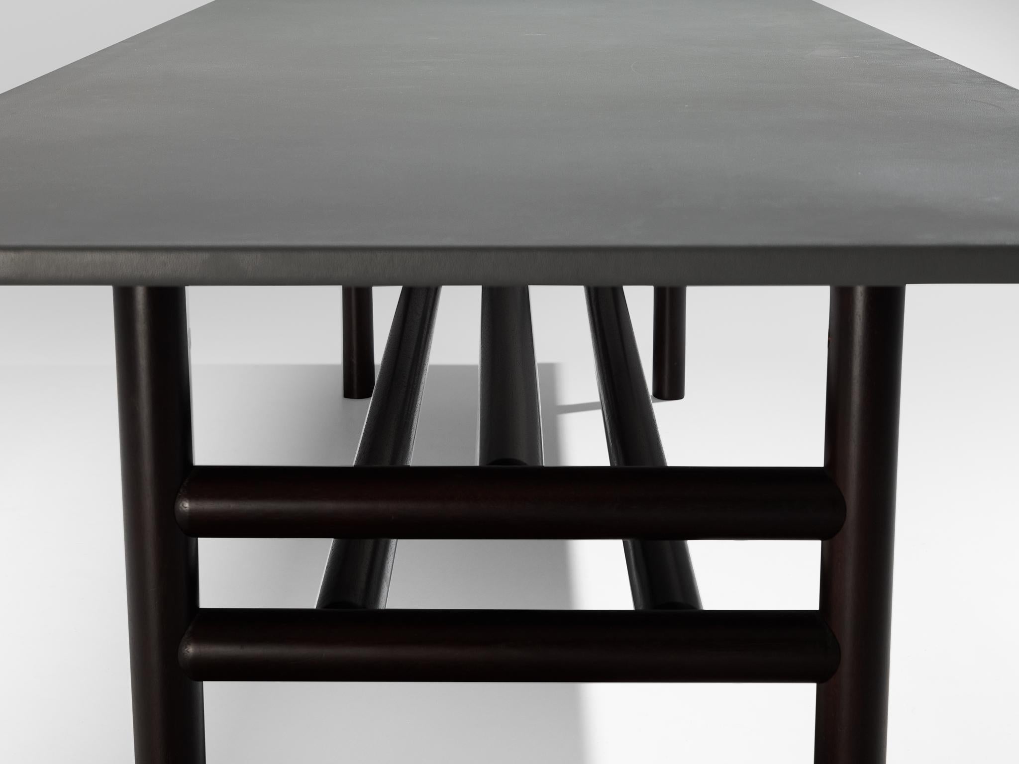 Carlo Scarpa grande table Gritti en acajou pour Simon  en vente 1