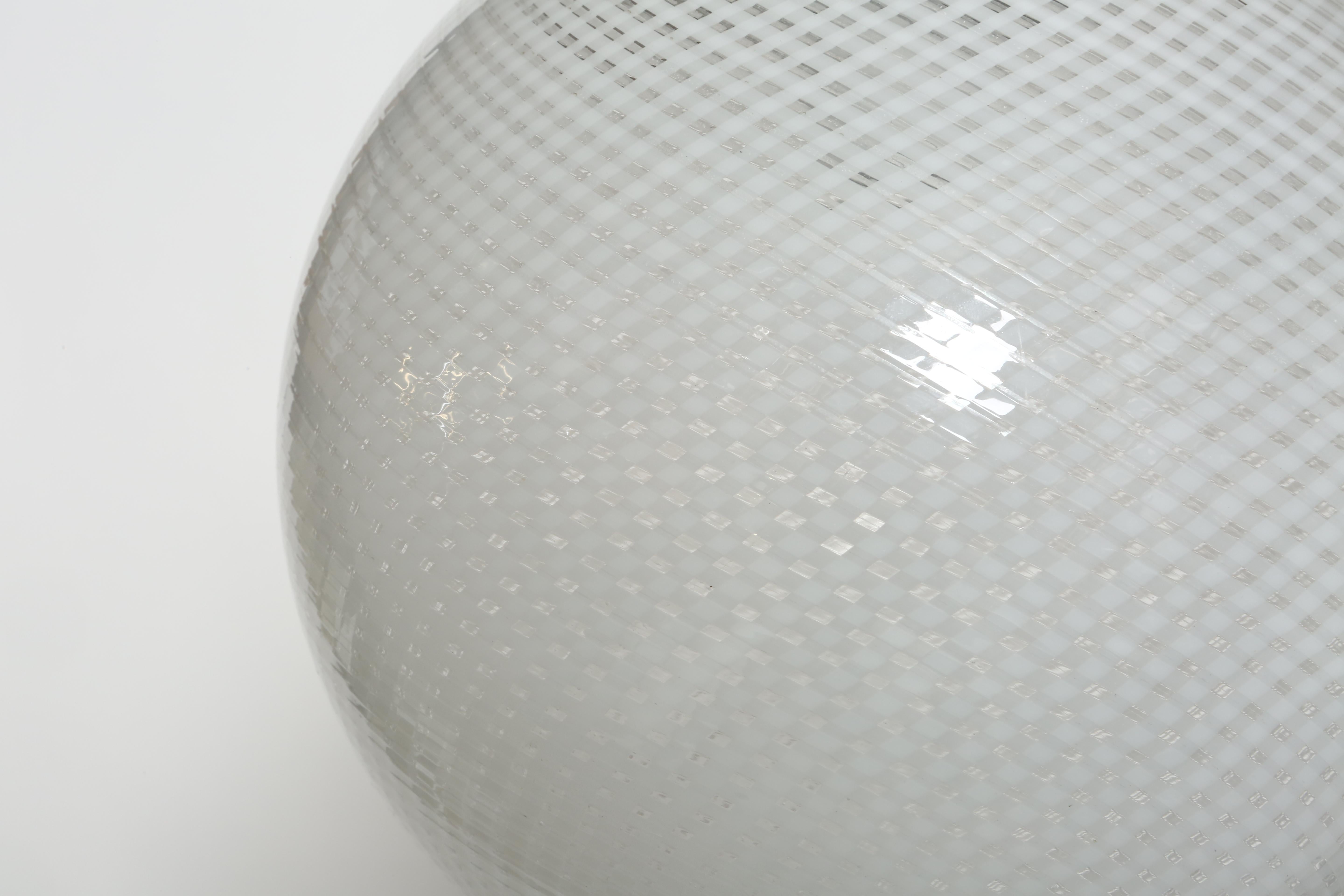 Carlo Scarpa for Venini ceiling light, Italy circa 1940s For Sale 3