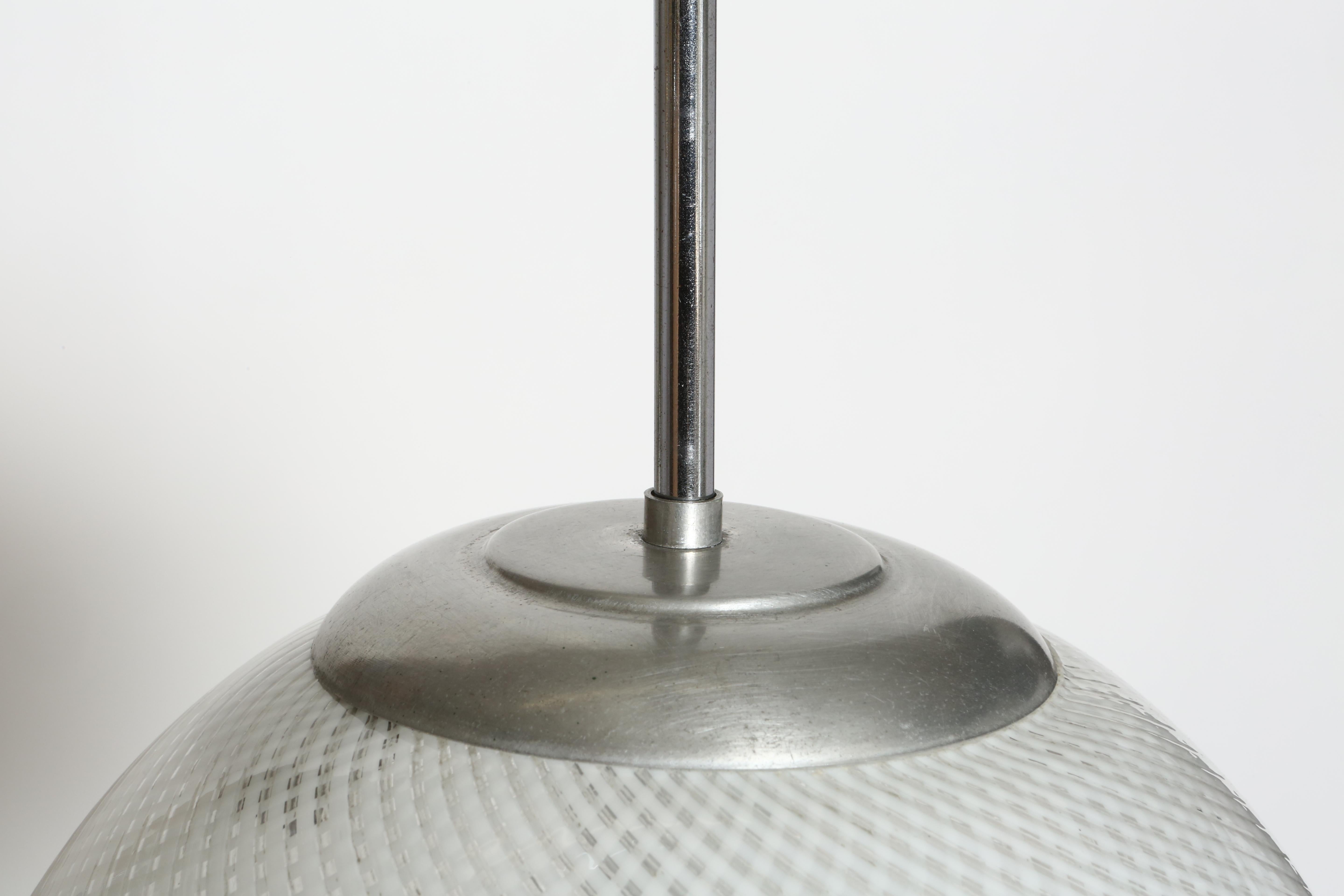 Carlo Scarpa for Venini ceiling light, Italy circa 1940s For Sale 4