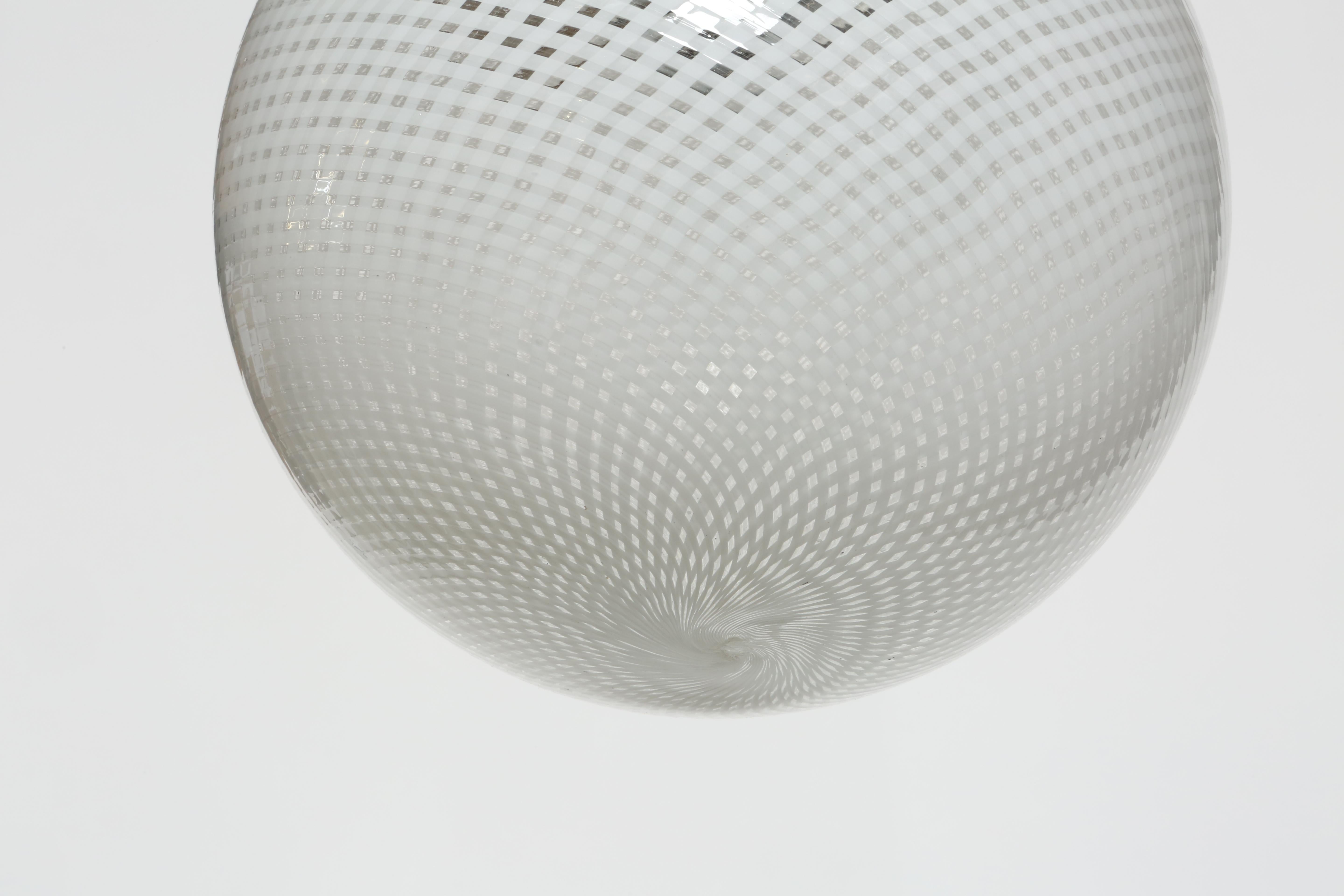 Carlo Scarpa for Venini ceiling light, Italy circa 1940s For Sale 6