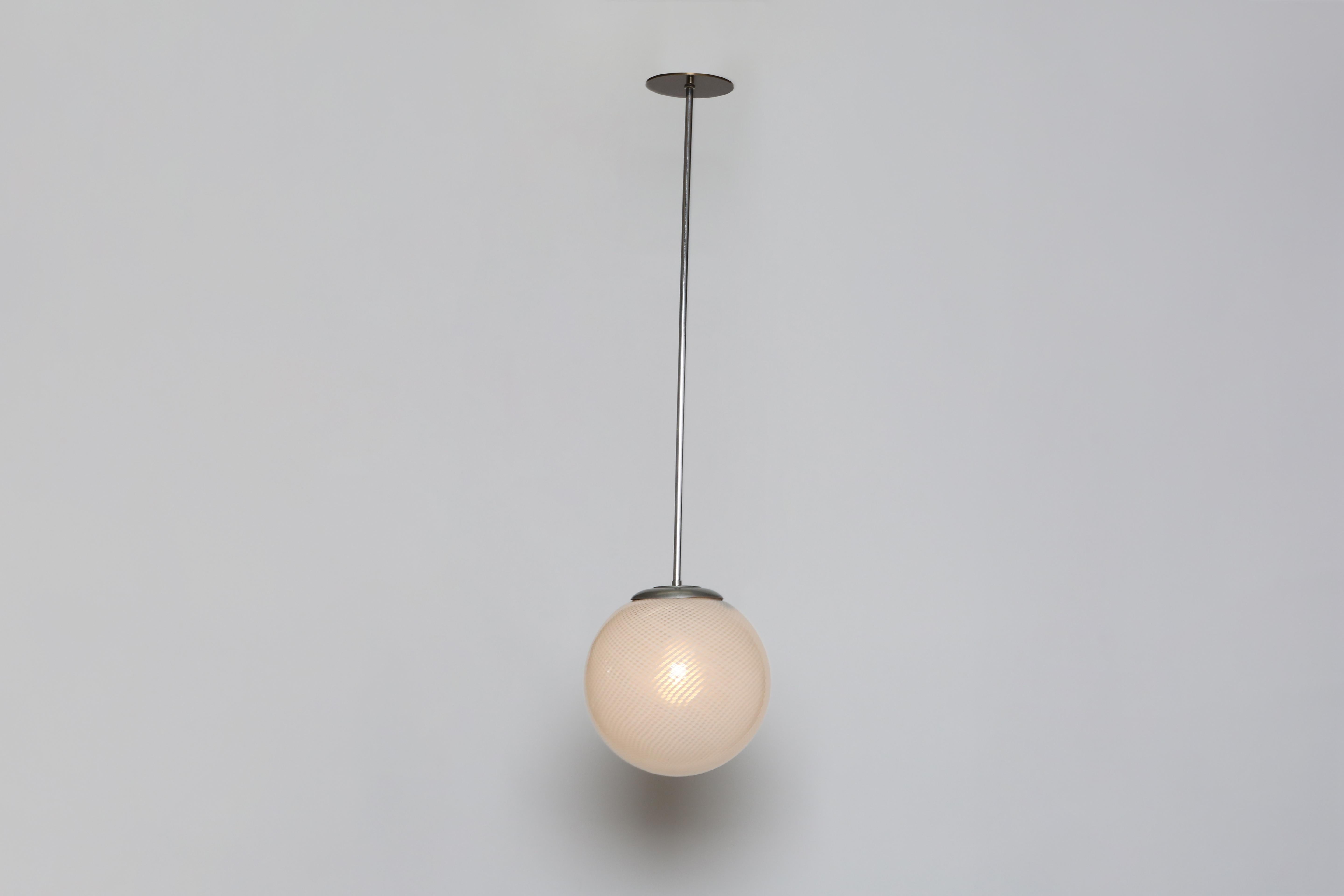 Mid-Century Modern Carlo Scarpa for Venini ceiling light, Italy circa 1940s For Sale