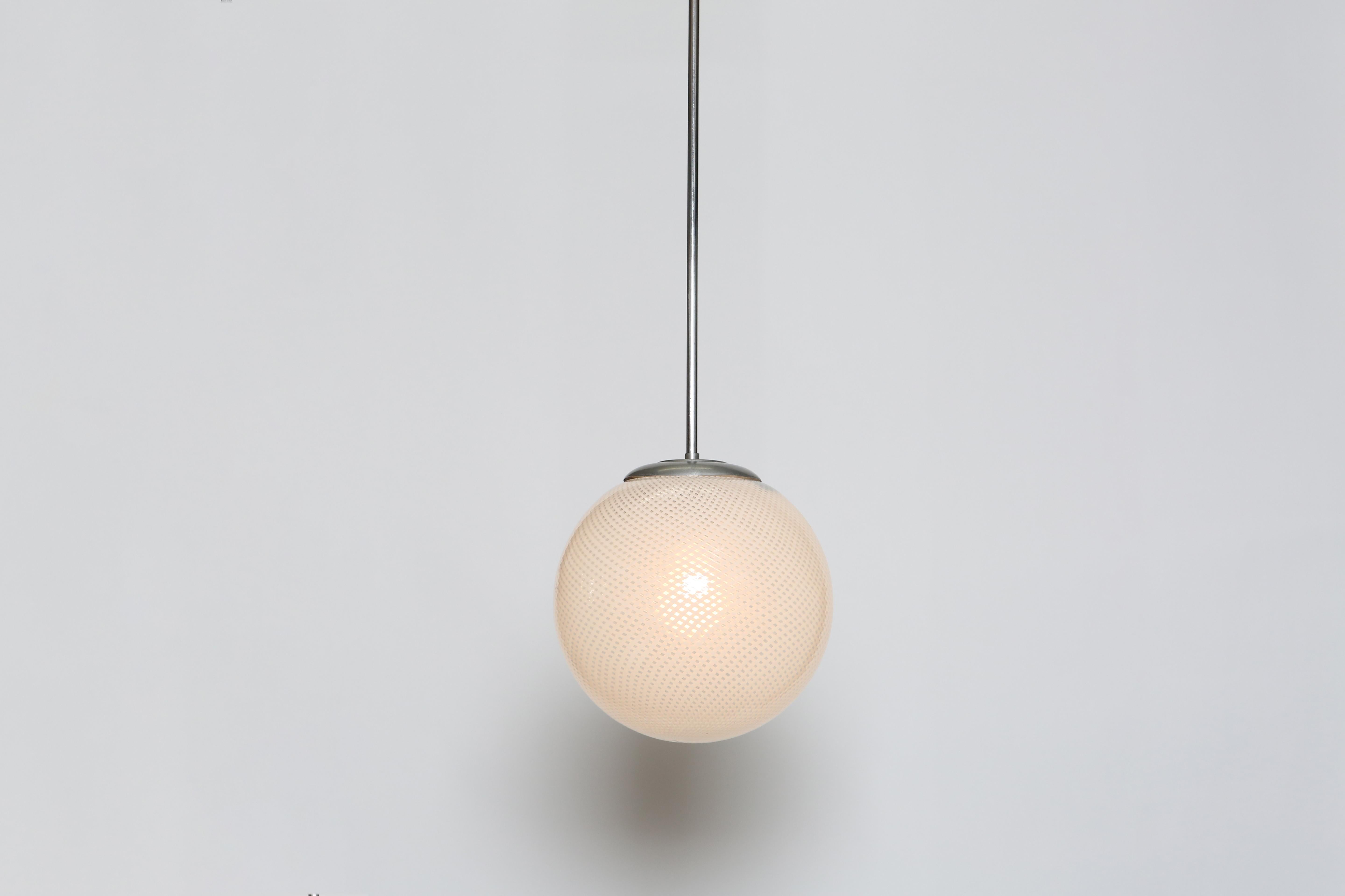 Italian Carlo Scarpa for Venini ceiling light, Italy circa 1940s For Sale