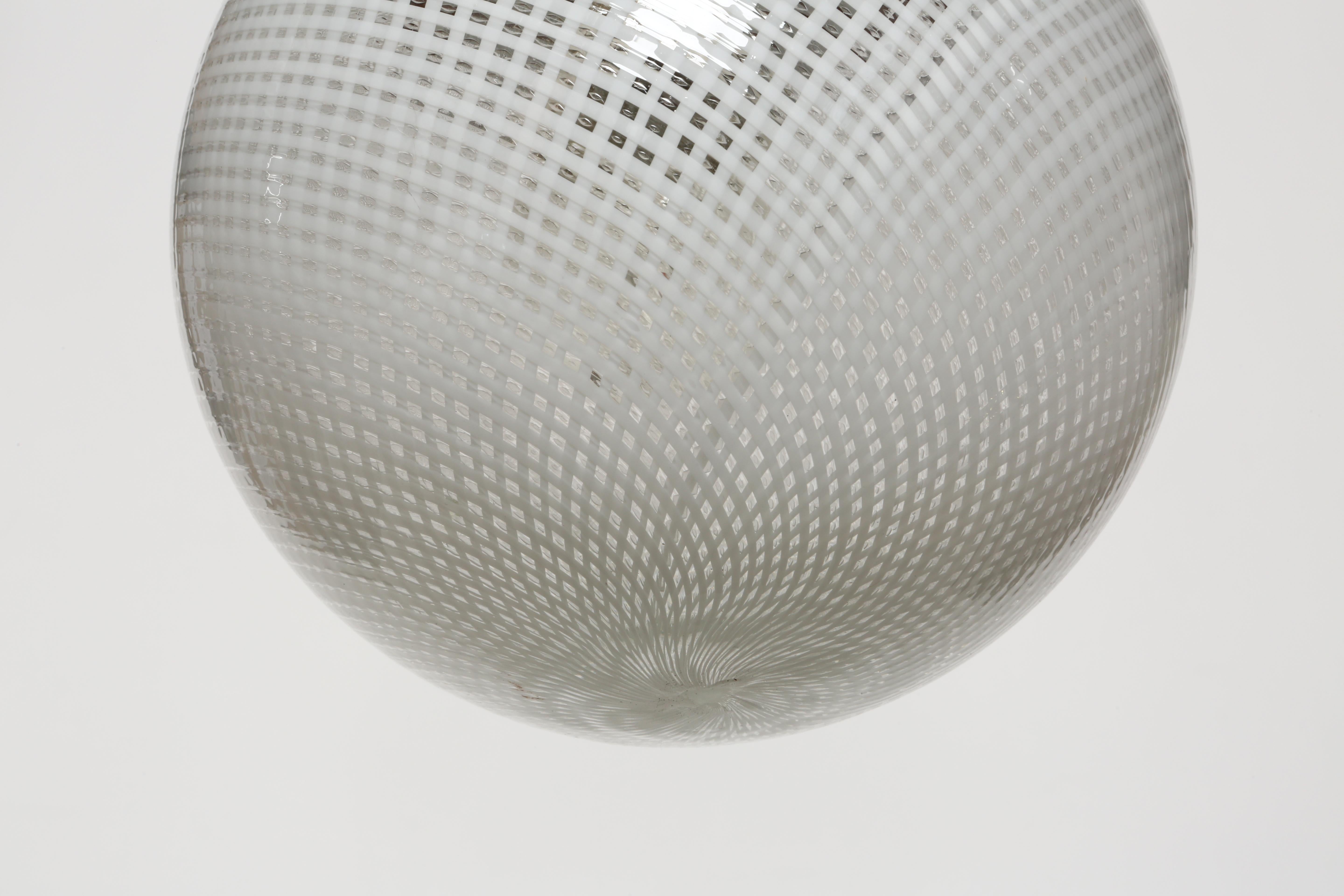 Carlo Scarpa for Venini Ceiling Lights, Italy circa 1940s For Sale 3