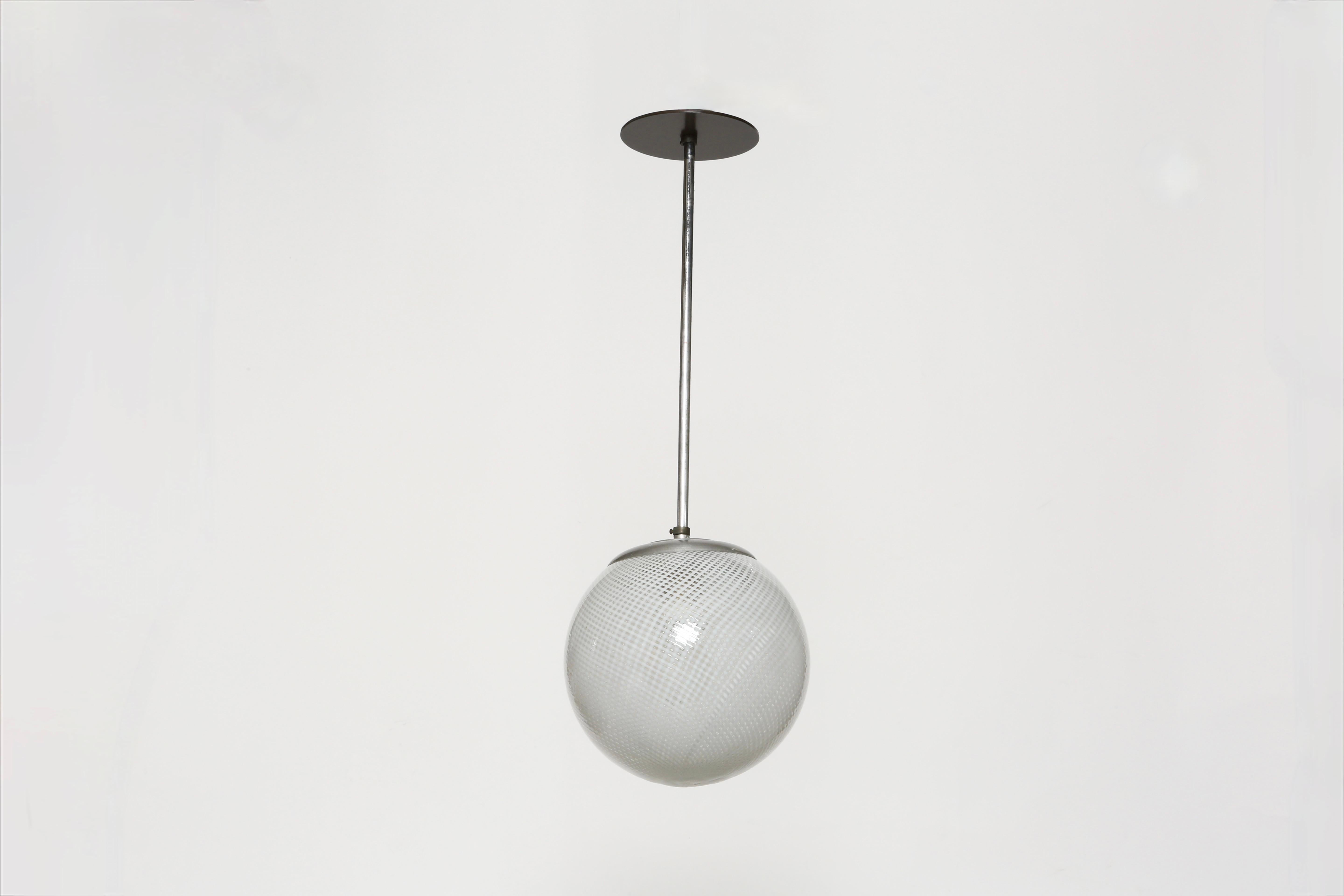 Italian Carlo Scarpa for Venini Ceiling Lights, Italy circa 1940s For Sale