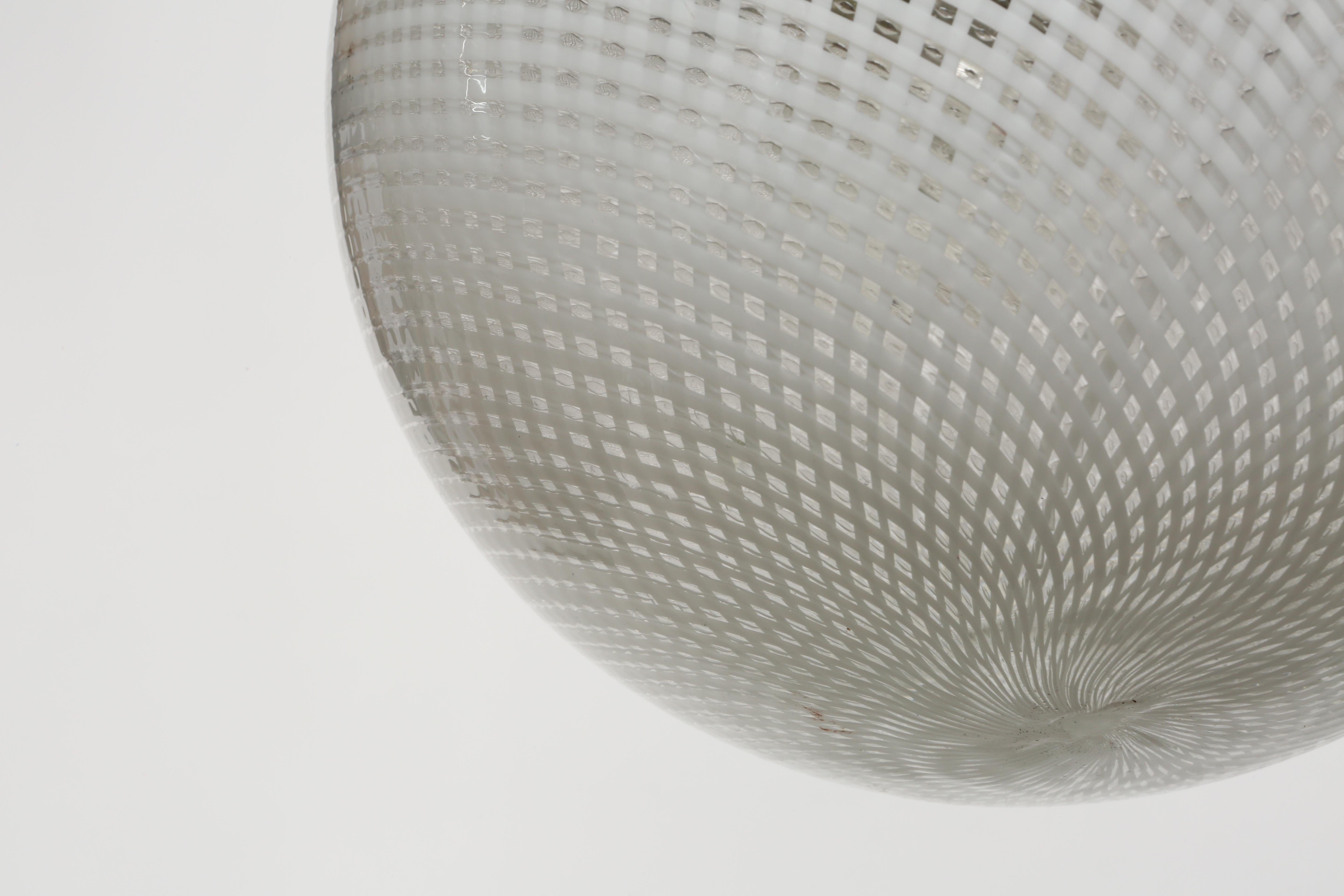 Metal Carlo Scarpa for Venini Ceiling Lights, Italy circa 1940s For Sale