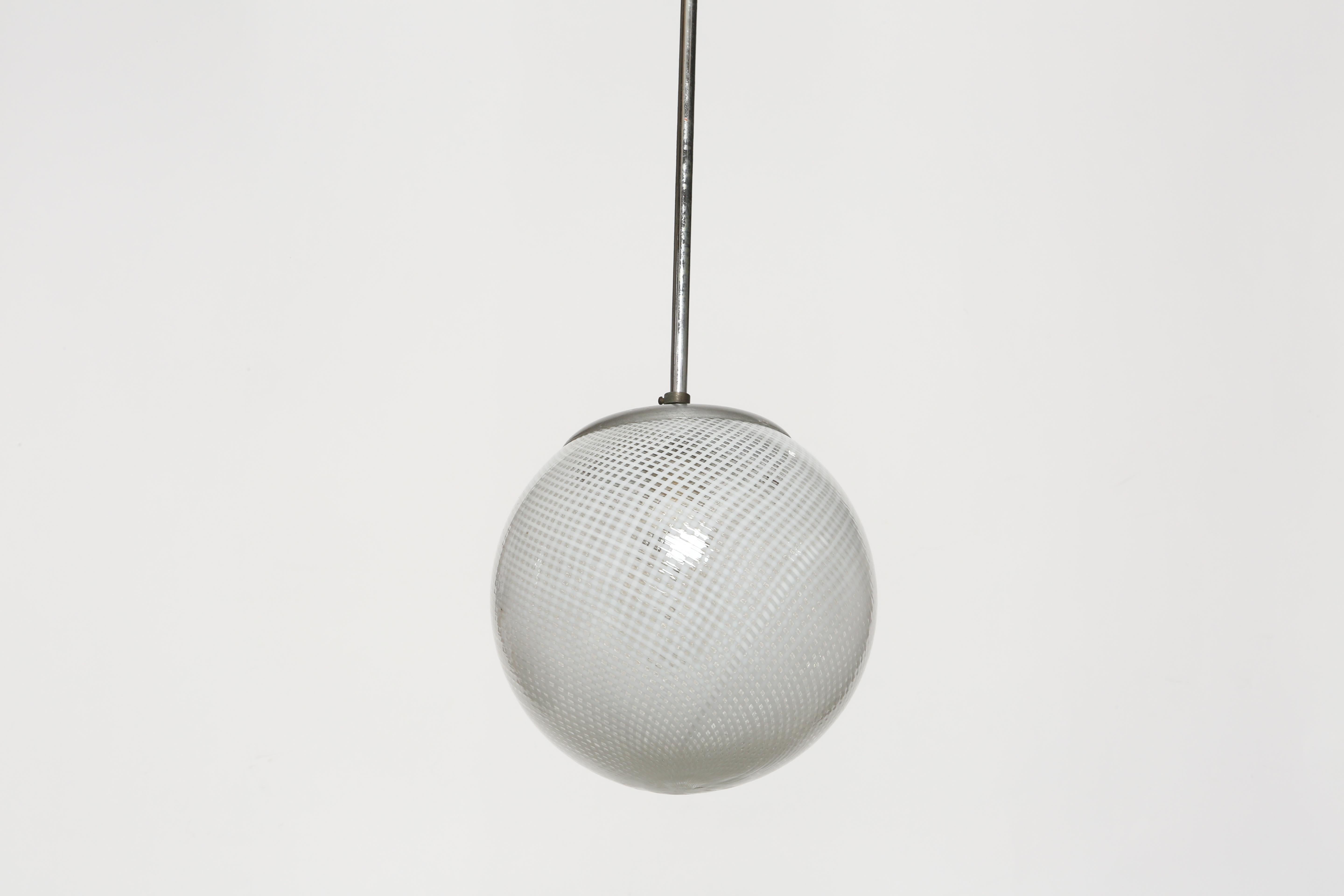 Carlo Scarpa for Venini Ceiling Lights, Italy circa 1940s For Sale 1