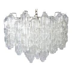 Carlo Scarpa for Venini Murano Chandelier Having 54 Murano Glass Globes Carlo Scarpa for Venini Murano Chandelier Having 54 Murano Glass Globes