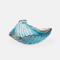 Carlo Scarpa for Venini Murano Glass , Emerald Green, 1950s