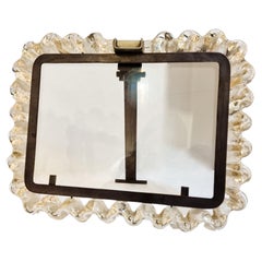 Carlo Scarpa for Venini ‘Ondulato’ Picture Frame, Murano Glass, Italy, 1940s