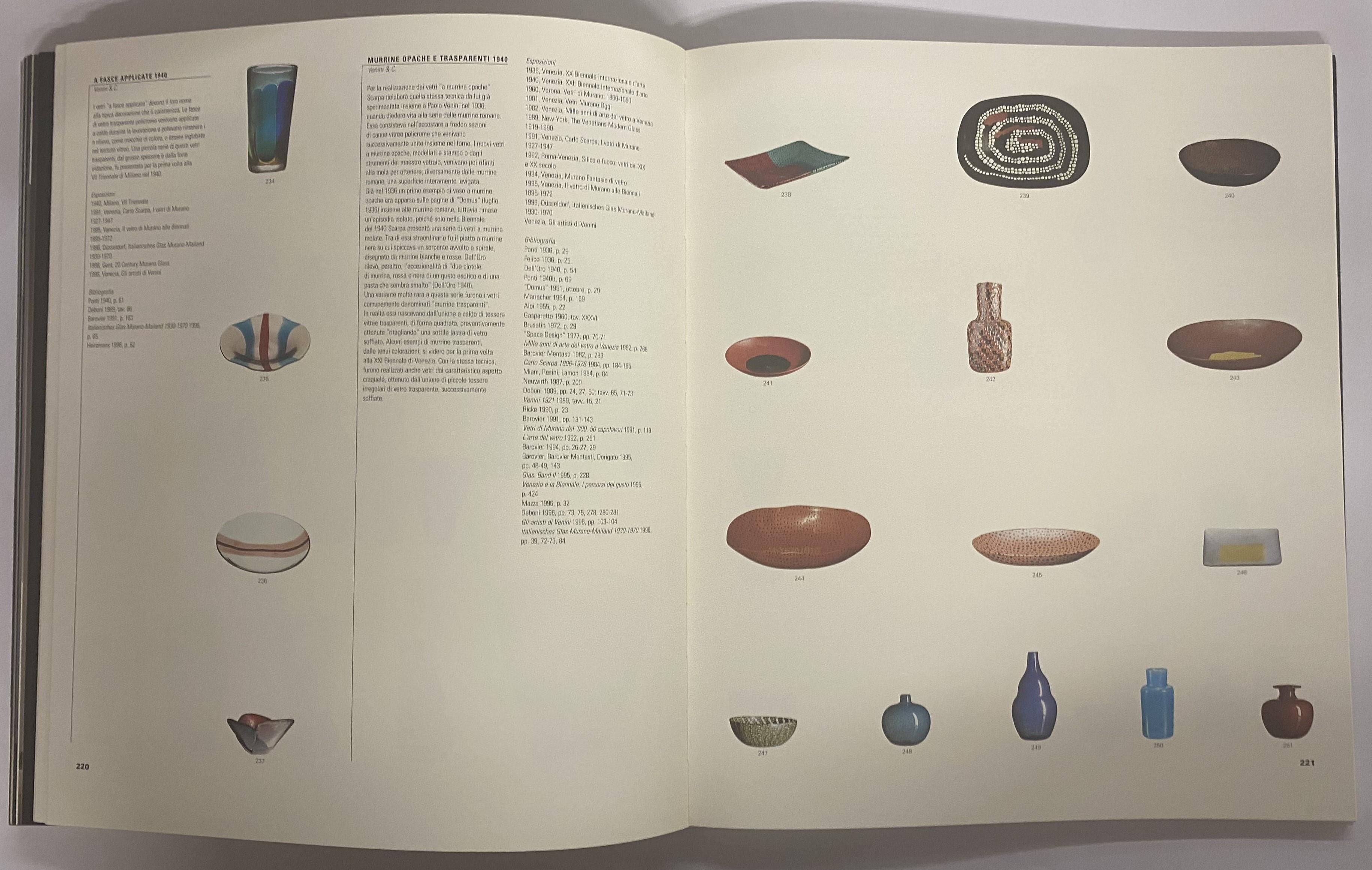 Carlo Scarpa: I Vetri di un Architetto by Marino Barovier (Book) For Sale 10