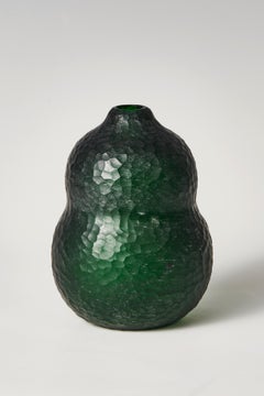 Carlo Scarpa (Italien, 1906-1978), Vase „Battuto“, mundgeblasenes Glas, Italien,  1942