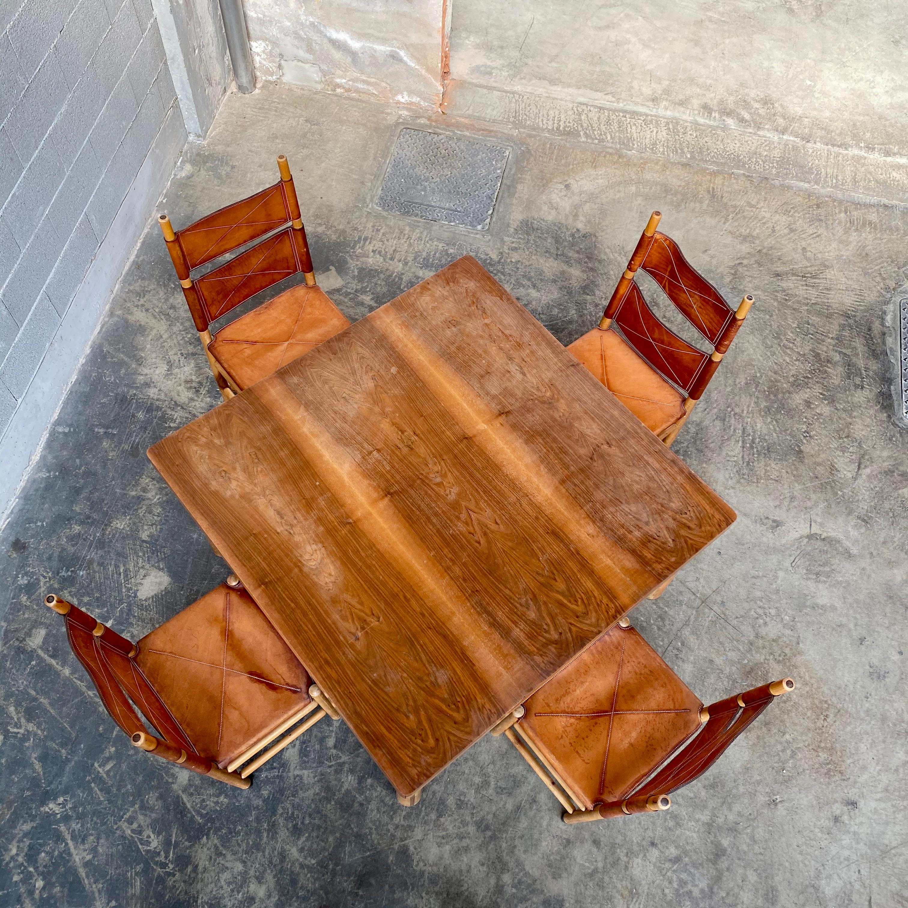 Italian Carlo Scarpa “Kentucky” Dining Set for Bernini, 1977