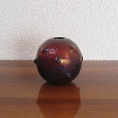 Carlo Scarpa, La Mina Vase, Corroso Glass, Venini, Murano, Italy 1940s