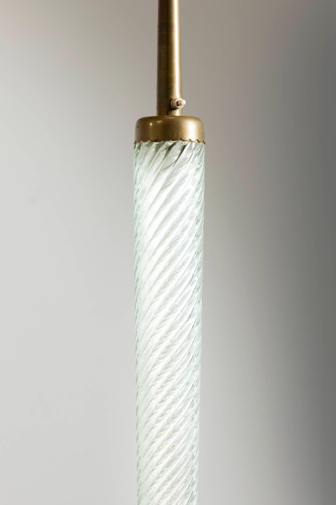 Carlo Scarpa, Lampada da terra mod. 529, prod. Venini anni '40 in vendita 2