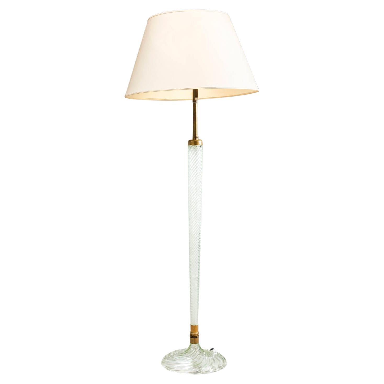 Carlo Scarpa, Lampada da terra mod. 529, prod. Venini anni 
40