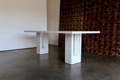 Carlo Scarpa & Marcel Breuer 'Delfi' Marble Table