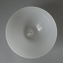 Carlo Scarpa Mezza Filigrana Glass Bowl for Venini, Italy 1936