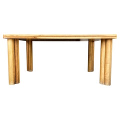 Carlo Scarpa Mid-Century Brown Walnut “Scuderia” Dining Table for Bernini, 1977